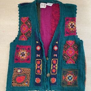 IVY Colorful beaded Knit Vest